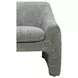 Kenzie Slated Moss Upholstered Accent Chair