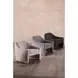 Kenzie Slated Moss Upholstered Accent Chair