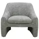Kenzie Slated Moss Upholstered Accent Chair