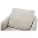 Linden Soft Beige Upholstered Swivel Accent Chair