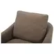 Linden Soft Taupe Upholstered Swivel Accent Chair
