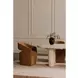 Barrow Amber Glow Performance Fabric Upholstered Swivel Dining Chair