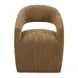 Barrow Amber Glow Performance Fabric Upholstered Swivel Dining Chair