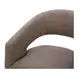 Barrow Soft Taupe Performance Fabric Upholstered Swivel Dining Chair