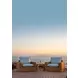 Playa Soothe Pearl Upholstered Oversized Outdoor Swivel Club Chair with Flange Welt