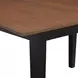 Joplin Walnut and Ebony 62" Extendable Rectangular Dining Table
