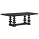 Atrium Black 108" Rectangular Dining Table
