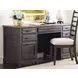 Heritage Timber Charcoal 66" Farmstead Executive Credenza and Hutch with LED