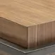 Collins Nocino and Black Oxide Square Cocktail Table