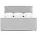Sawyer Gray Upholstered King Panel Bed