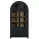 Magnolia Black 4 Door Curio Cabinet