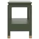 Eave Darkened Sage Bedside Table