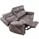 Nashville Gray 88" Manual Reclining Living Room Set