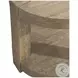 Tribeca Aurum Round Side Table with 1 Storage Self