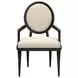 Atrium Beige Upholstered Arm Chair