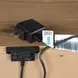 Brookstone Rustic Caramel 2 Drawer Nightstand with USB Charging