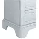 Summer Creek Blue 3 Drawer Nightstand with USB Charging
