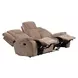 Bruno Plush Tobacco Reclining Living Room Set