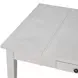 Echo White 66" Rectangular Drawer Dining Table