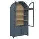 Magnolia Blue 4 Door Curio Cabinet