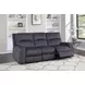 Lovell Gray Power Reclining 87" Sofa with USB Charging