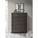 Hickory Creek Brown Velvet 6 Drawer Chest