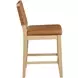 Reid Sand Vegan Leather Upholstered Counter Height Chair Set of 2