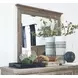Paxton Place Dovetail Gray 7 Drawer Dresser with Rectangular Mirror