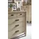 Sunset Cove Sanibel Brown and Gray 9 Drawer Dresser with Rectangular Mirror