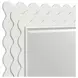 Haven Warm White Rectangle Mirror