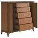Harbor Lakeside Sepia 5 Drawer Chest
