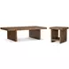 Tomas Marrom Rectangular Occasional Table Set