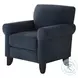 Bella Midnight 38" Rolled Arms Accent Chair