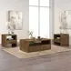 Garland Brown Rectangular Wood Top Cocktail Table