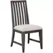 Riverdale Black Slat Back Side Chair Set of 2