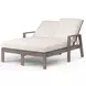 Laguna Canvas Natural 77" Outdoor Double Chaise