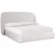 Loggia Aria and Beige Performance Fabric California King Upholstered Shelter Bed