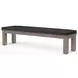Laguna Spectrum Carbon Upholstered Outdoor Dining Bench