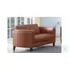 Kona Nutmeg Leather 65" Loveseat