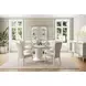 La Marisia Creamy Pearl 2 Door Display Cabinet
