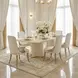 La Terrazza Creamy Pearl Upholstered Dining Side Chair Set of 2