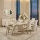 La Terrazza Creamy Pearl Oval Wall Mirror