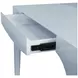 Lacey Light Blue Square Game Table with 2 Drawers