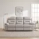 Laconia Silver Double 87" Reclining Sofa