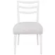 Wilmington White Laderback Dining Chair Set of 2