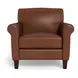 Lachlan Pecan Leather Living Room Set