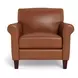 Lachlan Nutmeg Leather Living Room Set