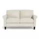 Lachlan Vanilla Leather Living Room Set