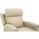 Lance Sorrento Sand Leather Power Lift Recliner with Power Lumbar and USB Charging