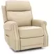 Lance Sorrento Sand Leather Power Lift Recliner with Power Lumbar and USB Charging